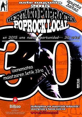 Muestra Metal, Pop-Rock Aste Nagusia plazo abierto