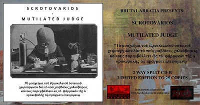 Mutilated Judge split con Scrotovarios