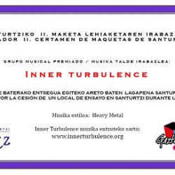 Inner Turbulence ganadores del II Certamen de Maquetas de Santurtzi