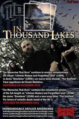 In Thousand Lakes fecha de The Memories That Burn