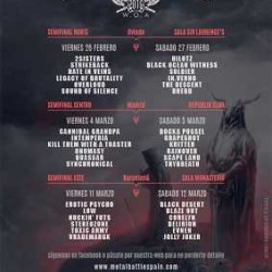 W.O.A. Metal Battle 2016 Lugares Semifinales