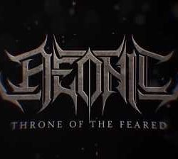 Aeonic lyric-video de «Throne Of The Feared»