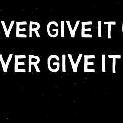 EverLevel lyric-video de «Never Give It Up»