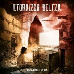 Etorkizun Beltza portada y tracklist de «Ekaitzen Osteko Sua»